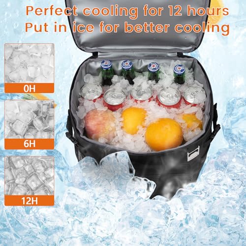 Hp hope 43L Insulated Backpack Picnic Bag Cooler Bag Large Backpack for Men Women Camping Beach Outdoor Travel Family Picnic BBQ