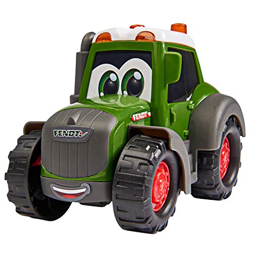 Dickie Toys 204112003 Was ist Was-Bauernhof, Fendt Traktor mit Freilauf, inkl. Was ist Was Buch, farbecht und… – Bild 6