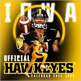 Foot Calendrier 2023 Iowa Hawkeyes Football Calendar 2022-2023: Official Sport Calendar 2022 –  18 Months – Big Size 17"X11". Iowa Hawkeyes Football Planner For All Fans  Kids Boys. Kalendar Calendario Calendrier 18 Monthy.: Calender, Iowa