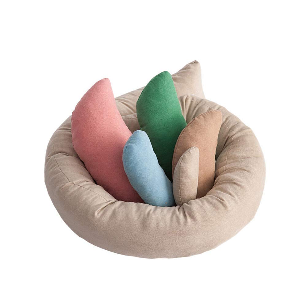 Newborn Photography Prop Posing Beans Bag Professional Baby Photo Posing Aid Pillow Photograph Shoot Set (Multicolor)