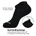 LITERRA Mens 6 Pack Running No Show Socks Cushion Athletic Low Cut Sports Tab Sock