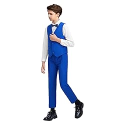 Boys Suits Royal Blue Kids Wedding Tuxedo Size 12