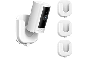 SZAOYU 3-Pack Drill-Free Adhesive Wall Mount for Ring Indoor Cam (1st Gen and 2nd Gen) Bracket Stand