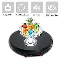 JAYEGT Motorized Rotating Display Stand with 5
