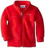 Columbia Baby Boys' Steens Mt II Fleece, Bright Red, 18-24 Months