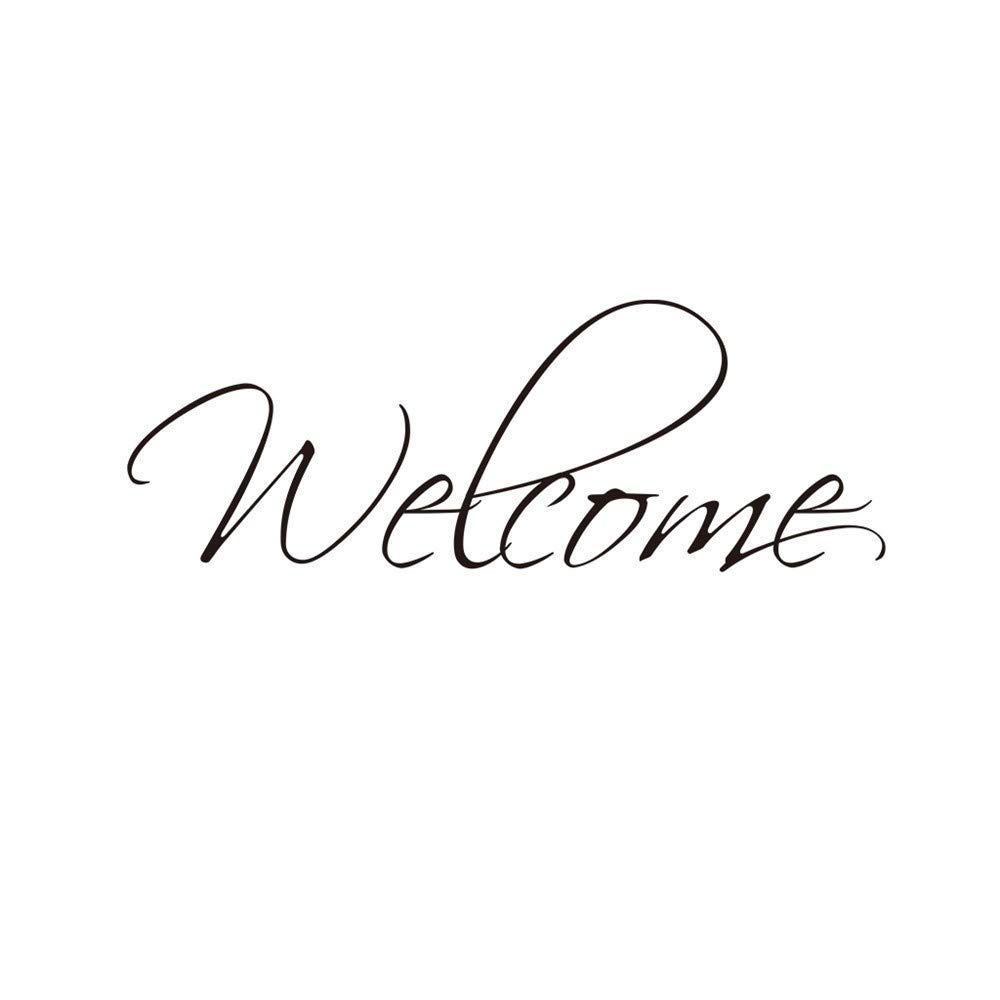 YWLINK Etiqueta De La Puerta Arte ExtraíBle Inicio Vinilo Puerta ...