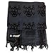 Zephyr Tactical Shemagh Tactical Desert Scarf - Skull & Crossbones - Grey