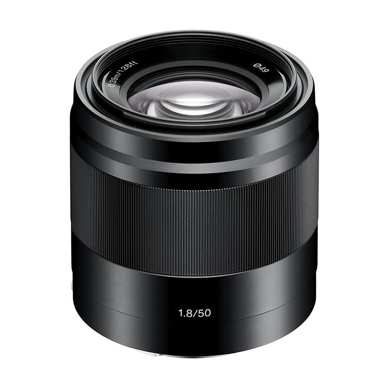 Sony - E 50mm F1.8 OSS Portrait Lens (SEL50F18/B), Black
