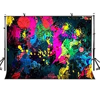 LYLYCTY 7×5ft Abstract Graffiti Painting Photography Backdrop Party Game Video Studio Photo Background Props BG001