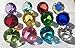 SunRise Crystal Clear Diamond Jewel Paperweight Birthstone Box Set (12pcs), 40mm Crystal