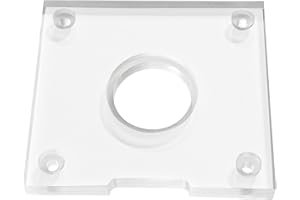 FASTFISH 3/8" Thick Router Baseplate Upgrade with Bushing Compatibility for Bosch Colt PR20EVS