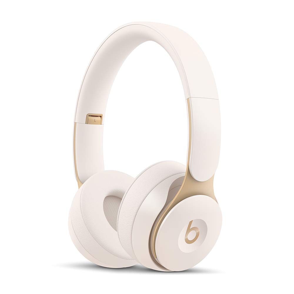 beats solo pro wireless bluetooth noise cancelling headphones ivory