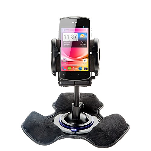 Dual Mounting Kit Designed for Acer Liquid Glow Features Universal Dashboard Mount and Flexible Windshield Suction Mounts. Fits Any Car / Truck