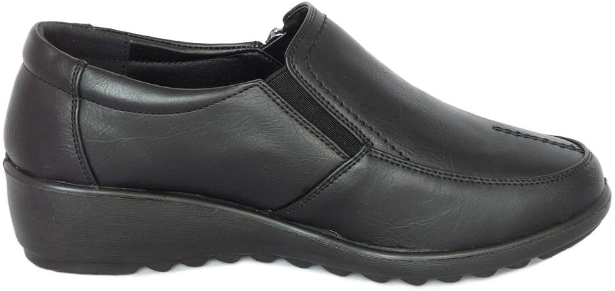 extra wide womens work shoes