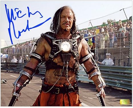 Mickey Rourke Autographed 8x10 Iron Man 2 Whiplash Photo At Amazon S Entertainment Collectibles Store