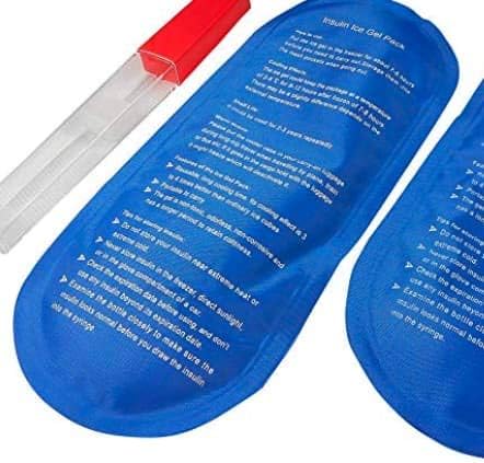 Travel Insulin Cool Bag by HEALUA- Diabetic Organizer Portable Medical Travel Cooler Case Pack with 2 X 48 Hour Extra Cool Reusable Ice Packs - Image 4