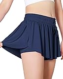 AIOIC Girls Butterfly Shorts Kids Flowy Shorts