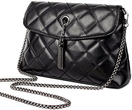FANCY LOVE Top Handle Black Cross Body Shoulder Bag for Women (black-2)