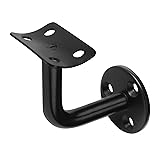10 Pack Black Wall Mount Staircase Handrail Bracket