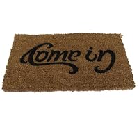 SUCK UK Door MAT | Non Slip ENTRYWAY Rug | Come in & GO Away Doormat |, Brown