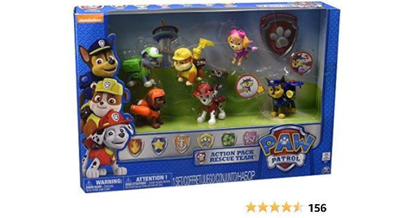 paw patrol action pack rescue team
