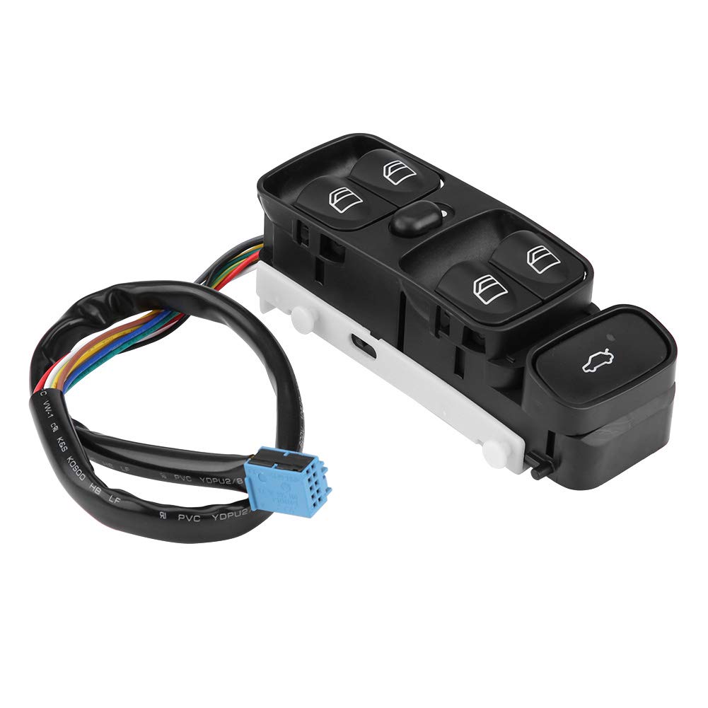 Qiilu Front Left Electric Power for MASTER Window Mirror Control Switch for W209 CLK320 CLK500 2003-2009