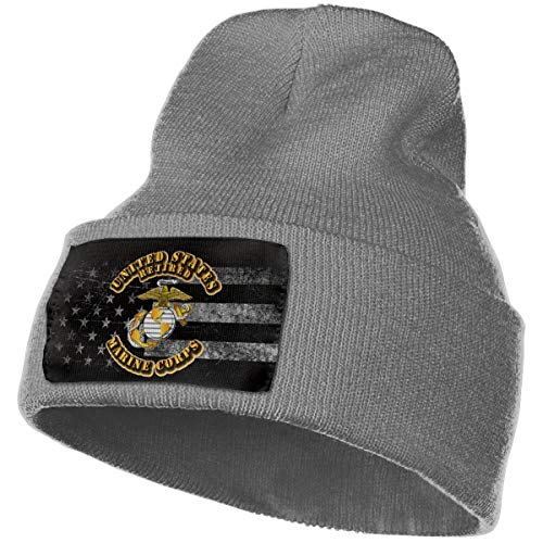 FORDSAN CP USMC Retired Mens Beanie Cap Skull Cap Winter Warm Knitting Hats.