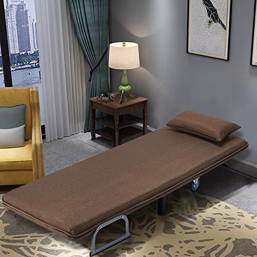 HOMHUM Convertible Sofa Bed Sleeper Chair Folding 5 Position Arm Chair