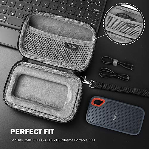 ProCase Hard Travel Case for SanDisk 250GB/ 500GB/ 1TB/ 2TB Extreme
