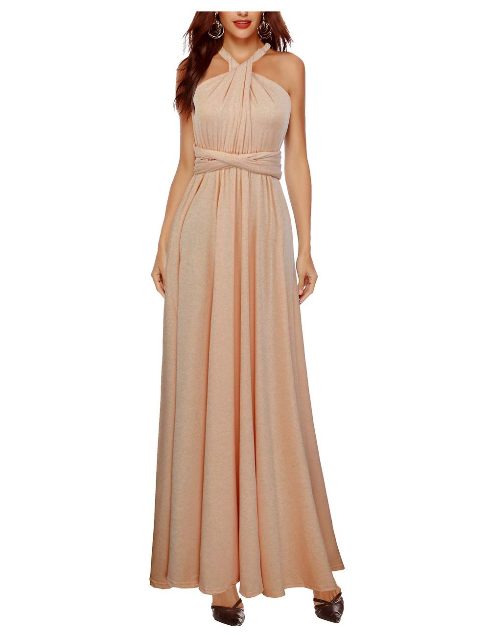 multi wrap maxi dress