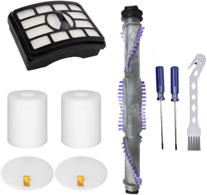 QINAN Vacuum Cleaner Filter + Brush Roll Replacement Compatible for Shark Rotator Pro Lift-Away NV500 NV501 UV560 NV502 NV505 NV550 NV520 1 x HEPA filter, 2 x Foam, 1x roller brush: Appliances