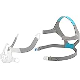 Replacement Frame Set for AirFit F20 Mask - Includes Frame, Headgear, Clips - No Elbow - Snug Fit, Comfortable Design, Medium
