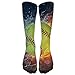 FUNINDIY Fire Softball Socks for Men Football Socks Youth Boys Soccer Socks Long Socks for Runing Athletic Travel Work
