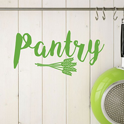 Pantry Wall Decal with Wheat Design - Farmhouse Decor for Kitchen or Home Decoration - Chef Gifts - Thumbnail 4