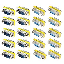 abcGoodefg 9 Pin RS-232 DB9 Male to Male Female to
