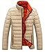 ZSHOW Men's Lightweight Down Jacket Packable Stand Collar Down Coat Outerwear
