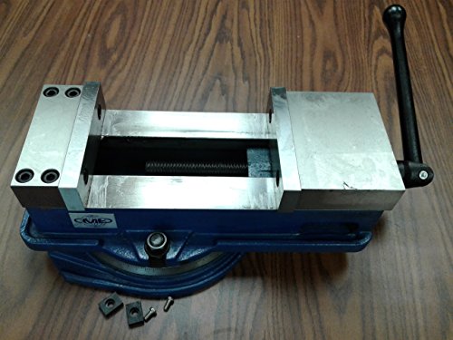 6" ANG-DOWN-LOCK MILLING MACHINE VISE X-large opening 8.5" swivel base 850-600L