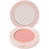 Wander Beauty Hydrating Powder Blush - Lightweight, Peach Blush Makeup with a Blurring, Satin Finish - Buildable Formula with Hyaluronic Acid, Squalane & Aloe Leaf Extract - Peach of Mind - 0.18 oz