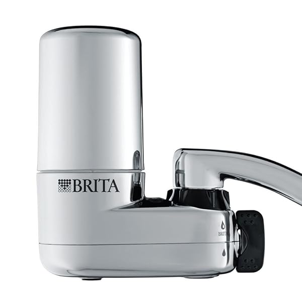 FAUCET-MOUNT WATER FILTRATION SYSTEM, CHROME