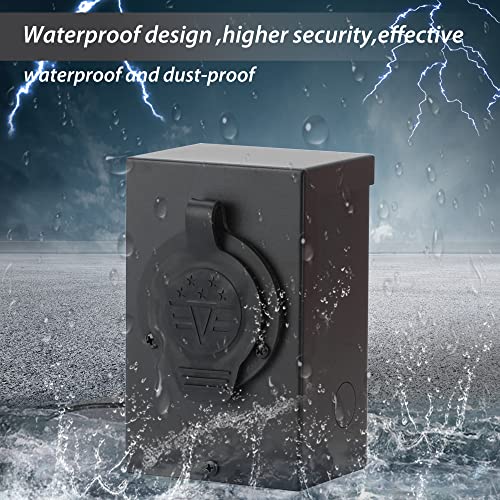 Generator Power Inlet Box, 30 Amp Generator Transfer Switch, NEMA L14