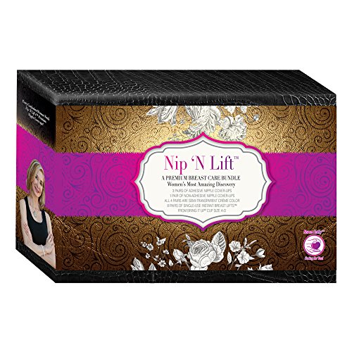 Nip 'N Lift - 4 Sets Nipple Cover-ups and 8 Sets Breast Lift Tape