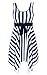 DANIFY Women's One Piece Swimsuit Sailor Striped Plus Size Swimwear Cover up Swimdress