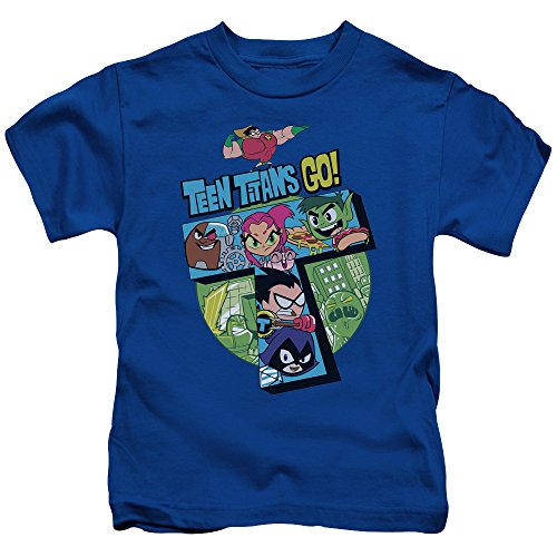 Trevco Teen Titans Go! Cartoon Series T-Tower Little Boys Juv T-Shirt Tee