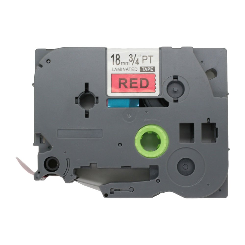 BROVACS 1 Pack Black on Red Label Tape Compatible for Brother P-Touch TZ 441 TZe 441 18mm 3/4" OPA1144