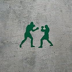 Transparent Decal Stickers of Boxers Boxing