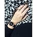 WRISTOLOGY Olivia Womens Watch Scallop Rose Gold Boyfriend Ladies Black Leather Strap Band