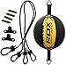 RDX Maya Hide Leather Boxing Speed Ball MMA Double End Dodge Bag Floor to Ceiling Rope Training Punching Workout