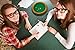Wiz Dice 12-inch Felt-Lined Wooden Dice Trays (Round)