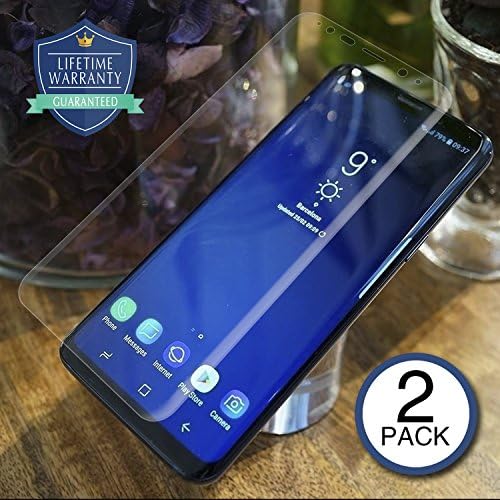 Vanford - [2-Pack] Galaxy S9 Plus 3D Screen Protector [Edge to Edge Coverage] Ultra-Thin Flexible TPU Film Screen Protectors for Galaxy S9 Plus Bubble Free [Case Friendly] [Not Glass]