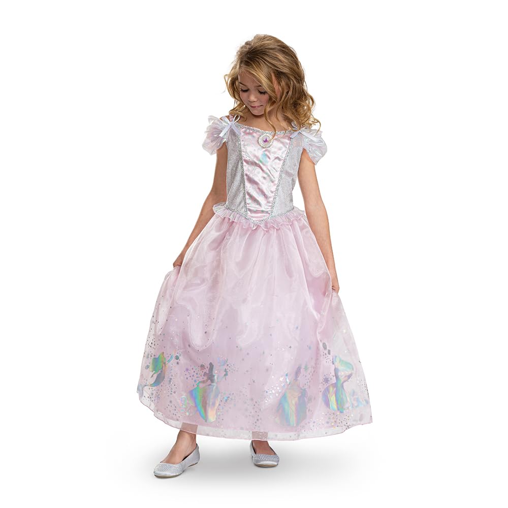 Disguise Disney Multi-Princess Snow White Fancy Dress Costume From the Shimmer Collection, Official Disney Licensed Product, the perfect fit for all your dress up needs. Size M 7-8 Years